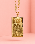 Collar Carta del Tarot Luna