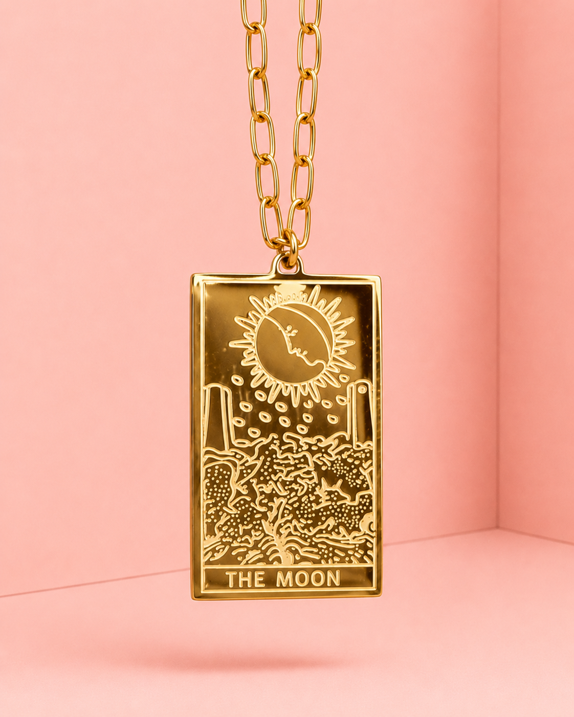 Collar Carta del Tarot Luna